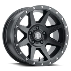 ICON Alloys Rebound Black - 17x8.5 | 5x5.5 | 0 ET | 4.75" BS - 1817858547SB