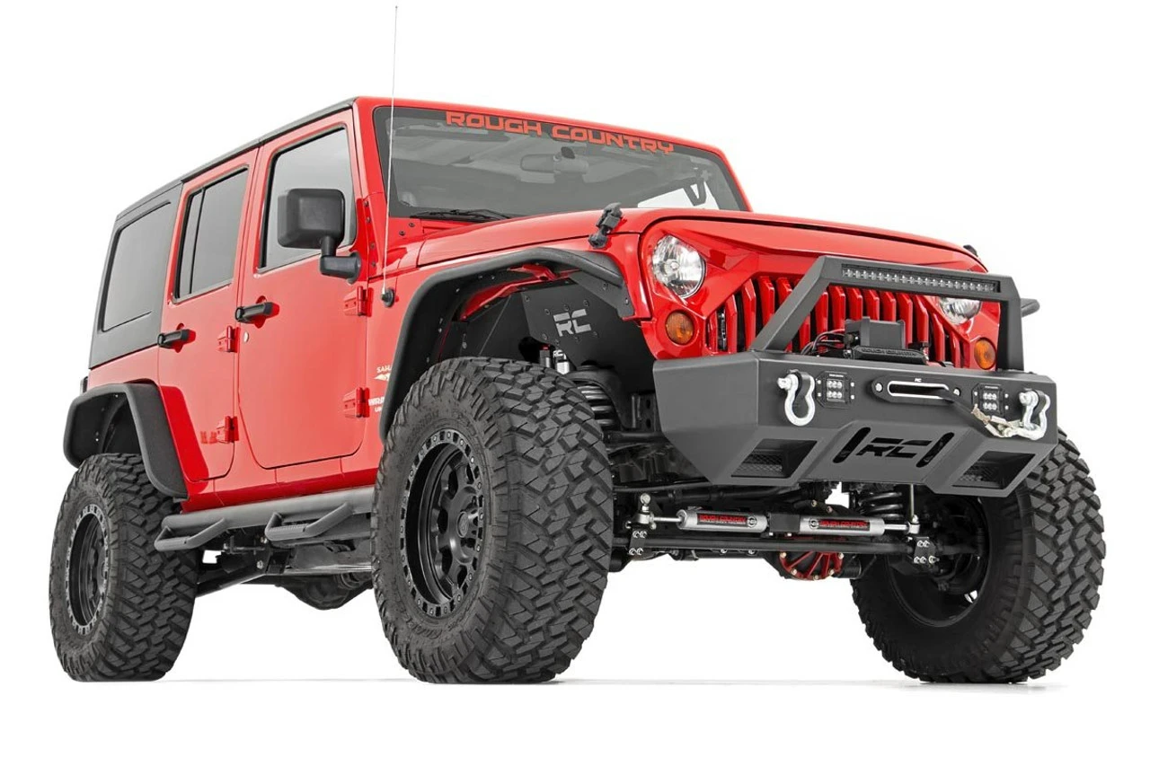 Rough Country Fender Flare, Front, Steel For Jeep Wrangler JK 07-18 - 10531 6 Rough Country Fender Flare, Front, Steel For Jeep Wrangler JK 07-18 - 10531 - Image 4