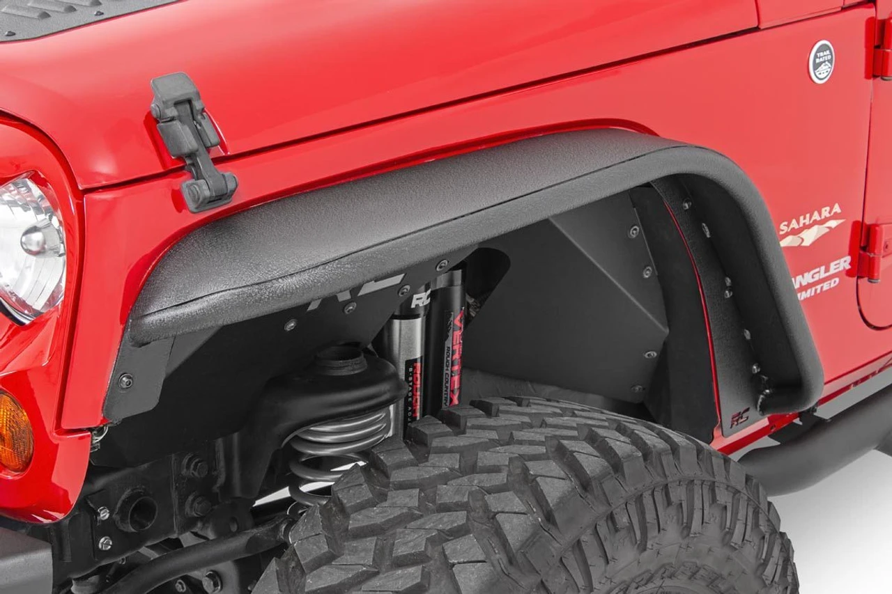 Rough Country Fender Flare, Front, Steel For Jeep Wrangler JK 07-18 - 10531 3 Rough Country Fender Flare, Front, Steel For Jeep Wrangler JK 07-18 - 10531