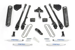 Fabtech 4 Link Lift System, 6 In. Lift W/ Coils And Performance Shocks For 17-21 Ford F250/F350 4WD Diesel. - K2219