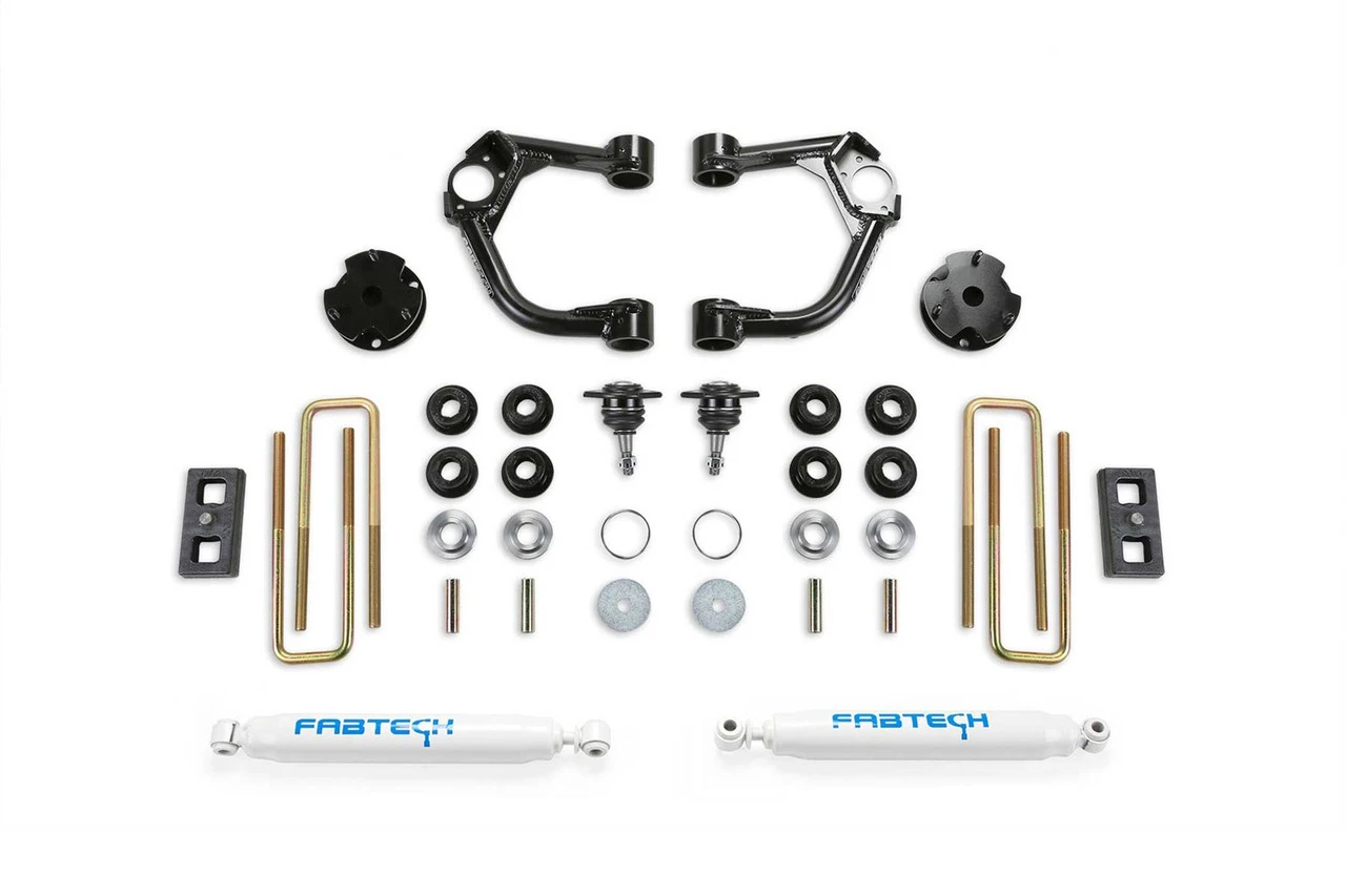 Fabtech Ball Joint UCA System, 3.5 In. Lift W/ Performance Shocks For 19-20 Ford Ranger 4WD W/o Intrusion Beam Kit. - K2322 3 Fabtech Ball Joint UCA System, 3.5 In. Lift W/ Performance Shocks For 19-20 Ford Ranger 4WD W/o Intrusion Beam Kit. - K2322