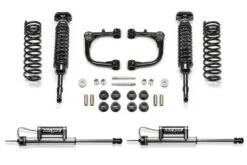 Fabtech Uniball Control Arm Lift System, 3 In. Lift W/ Dirt Logic 2.5 Coilover Resi And Rear Dirt Logic 2.25 Resi Shocks W/o Kinetic Dynamic Suspension System - K7079DL