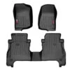 Rough Country Floor Mats, Rear Lockable, Front/Rear For Jeep Gladiator JT 4WD 20-23 - M-61501 -Auto Parts Store m 61501 1 57762.1684560117