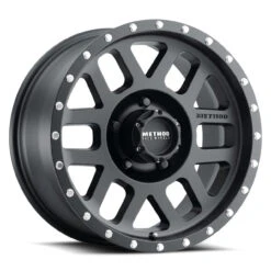 309 | Standard | Grid | Matte Black -Auto Parts Store method 306 standard matte black 5lug 51343.1677027940