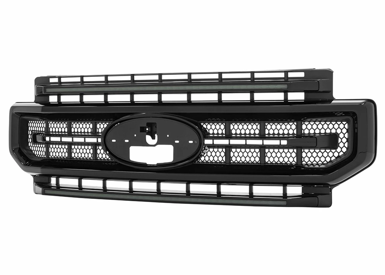 Morimoto XBG LED Grille: 20-22 Super Duty (Amber DRL / Paintable-Black) - XBG11 12 Morimoto XBG LED Grille: 20-22 Super Duty (Amber DRL / Paintable-Black) - XBG11 - Image 10