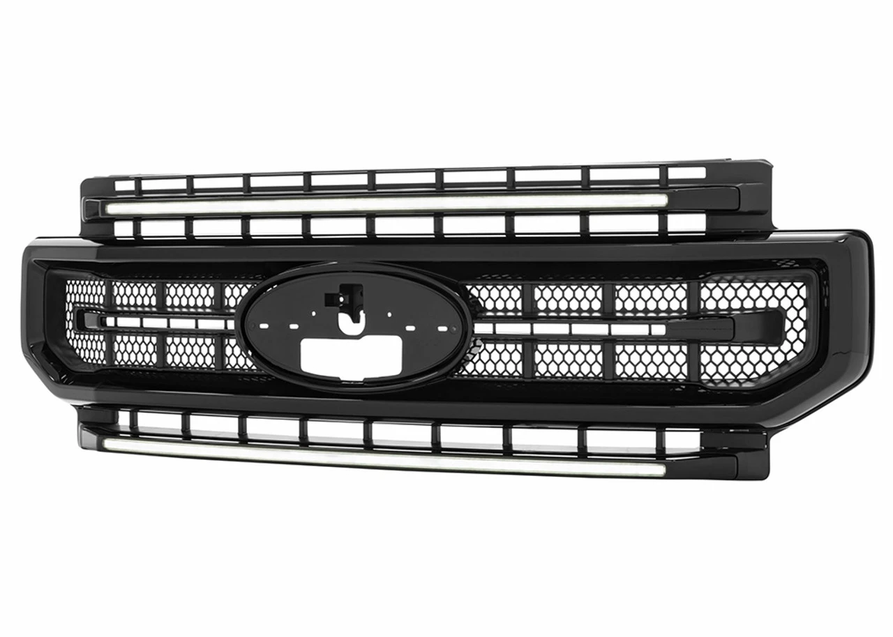 Morimoto XBG LED Grille: 20-22 Super Duty (White DRL / Paintable-Black) - XBG10 6 Morimoto XBG LED Grille: 20-22 Super Duty (White DRL / Paintable-Black) - XBG10 - Image 4