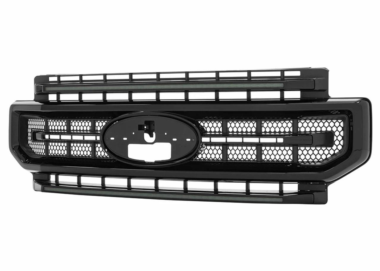 Morimoto XBG LED Grille: 20-22 Super Duty (White DRL / Paintable-Black) - XBG10 8 Morimoto XBG LED Grille: 20-22 Super Duty (White DRL / Paintable-Black) - XBG10 - Image 6