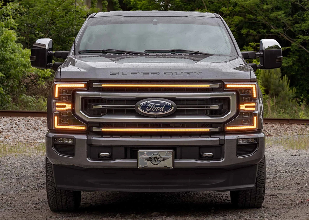 Morimoto XBG LED Grille: 20-22 Super Duty (Amber DRL / Chrome) - XBG13 3 Morimoto XBG LED Grille: 20-22 Super Duty (Amber DRL / Chrome) - XBG13