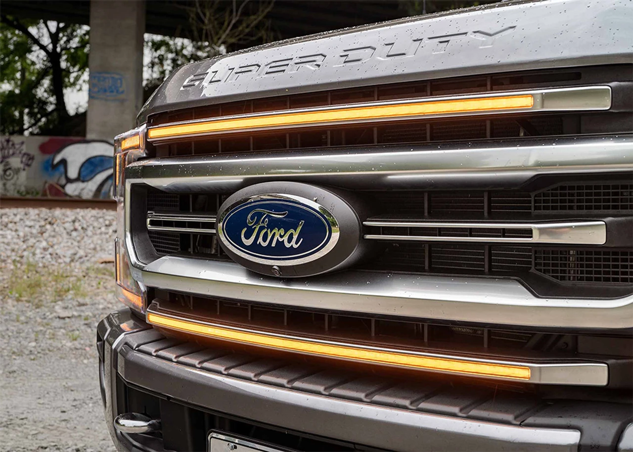 Morimoto XBG LED Grille: 20-22 Super Duty (Amber DRL / Chrome) - XBG13 4 Morimoto XBG LED Grille: 20-22 Super Duty (Amber DRL / Chrome) - XBG13 - Image 2