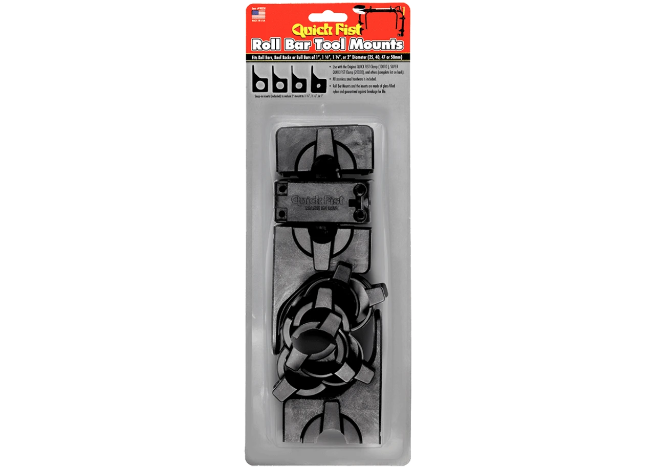 Quick Fist Roll Bar Tool Mounts - 90050 3 Quick Fist Roll Bar Tool Mounts - 90050
