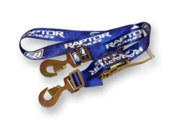 Raptor Junkies Single Strap Tire Tie Down (Blue)