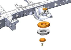 RPG Rear Coil Spring Spacer Kit: 21+ Raptor -Auto Parts Store rpg gen3 raptor rear coil spring spacer diagram 30027.1677197267