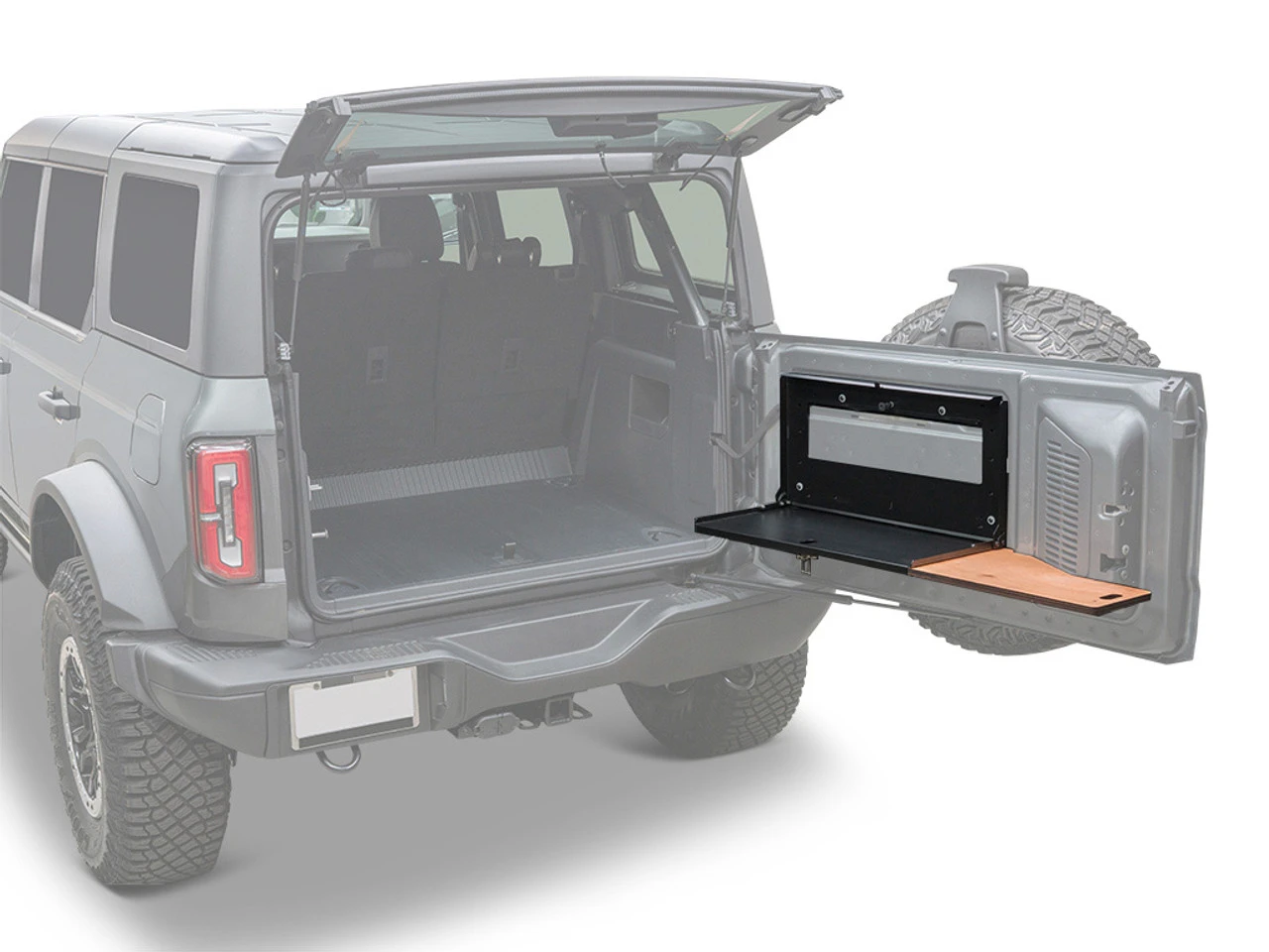 Front Runner Ford Bronco (2021-Current) Drop Down Tailgate Table - TBRA050 6 Front Runner Ford Bronco (2021-Current) Drop Down Tailgate Table - TBRA050 - Image 4
