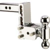 B & W Hitches Tow And Stow Dual Ball 2" Adj Ball Mount 5" Drop/5-1/2" Rise, Chrome - TS10037C -Auto Parts Store ts10037c 49379.1676985493