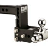 B & W Hitches 8" Blk T&S, Tri-Ball-Boxed - TS10048B -Auto Parts Store ts10048b 28682.1677191907